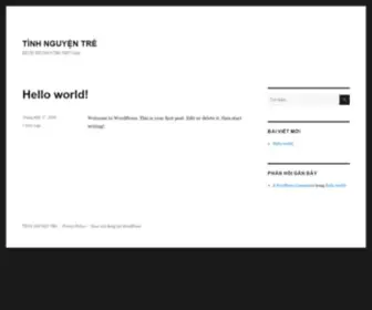 Tinhnguyentre.net(TÌNH NGUYỆN TRẺ) Screenshot