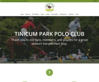 Tinicumparkpoloclub.org(TINICUM PARK POLO CLUB) Screenshot