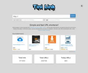 Tinilink.com(URL Shortener) Screenshot