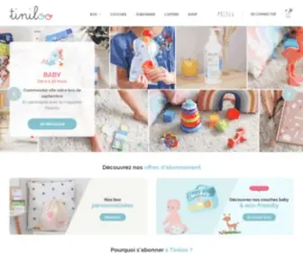 Tiniloo.com(Box Cadeaux de Naissance) Screenshot