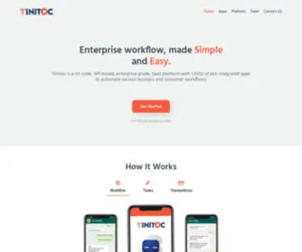 Tinitoc.com(Tinitoc Information Technology & Services) Screenshot