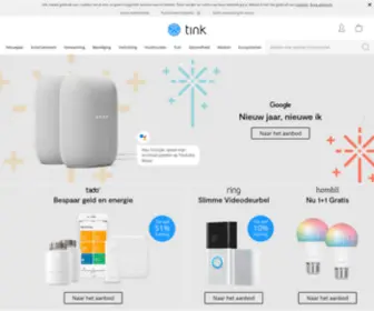 Tink.nl(Smart home producten online kopen) Screenshot