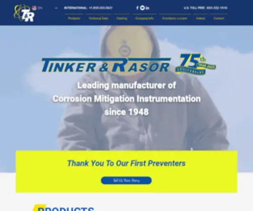 Tinker-Rasor.com(Tinker & Rasor) Screenshot