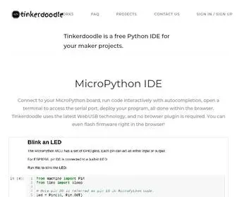 Tinkerdoodle.cc(Learn Python and Develop Your Maker Projects) Screenshot