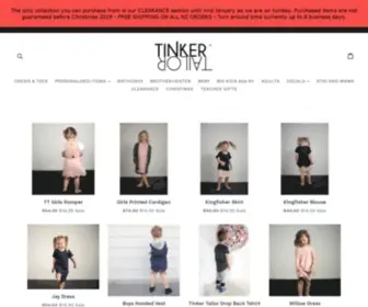 Tinkertailor.co.nz(Personalised Clothing) Screenshot