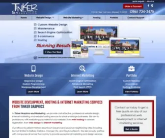 Tinkerwebdesign.com(Tinker Graphics & Marketing) Screenshot