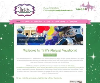 Tinksmagicalvacations.com(Tink's Magical Vacations) Screenshot