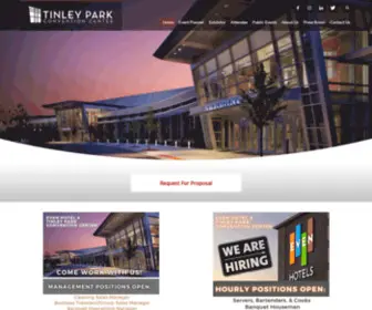 Tinleyparkconventioncenter.net(At the Pinnacle of Service and Innovation) Screenshot