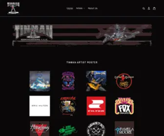 Tinmanmerchandising.com(Tinman) Screenshot
