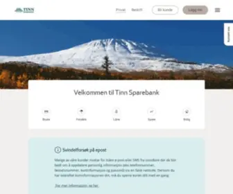 Tinnbank.no(Tinn Sparebank) Screenshot