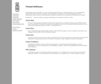 Tinned-Software.net(Tinned-rfc) Screenshot