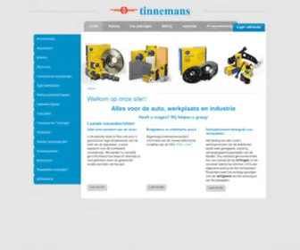 Tinnemans.nl(Tinnemans automaterialen) Screenshot