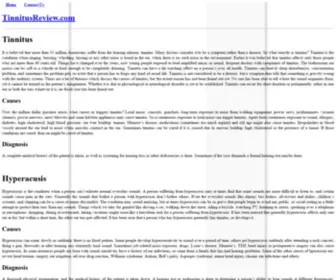 Tinnitusreview.com(TinnitusReview) Screenshot