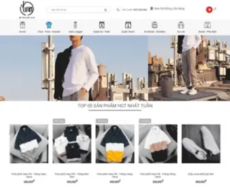 Tinomenswear.com(Hệ thống thời trang xuất khẩu Tino) Screenshot