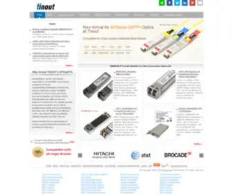 Tinout.com(Transceiver Modules) Screenshot