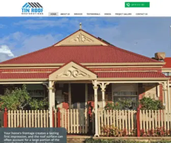 Tinroofrestorations.com.au(Tin Roof Restorations South Australia) Screenshot