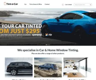 Tintacar.com.au(Window Tinting for Car) Screenshot