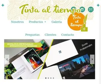 Tintaltiempo.com.ar(Tinta al tiempo) Screenshot