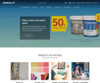 Tintasrobbialac.pt(Tintas Robbialac) Screenshot