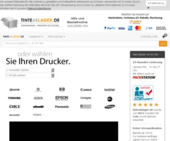Tinteablager.de(Günstige Druckerpatronen) Screenshot