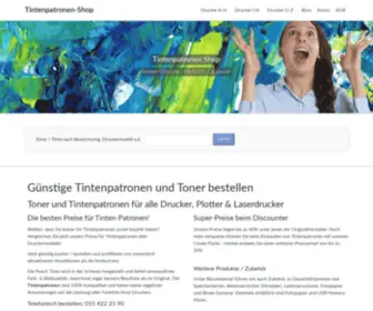 Tintenpatronen-Shop.ch(Tintenpatronen zu Dauertiefstpreisen kaufen) Screenshot