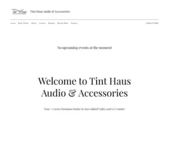 Tinthausaudio.com(Tint Haus Audio & Accessories) Screenshot