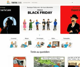 TinTin.com(Site officiel) Screenshot