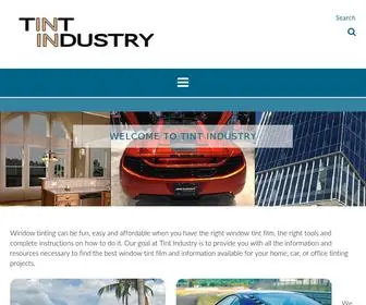 Tintindustry.com(Home Window Tinting) Screenshot