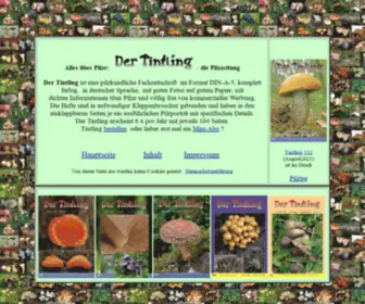 Tintling.com(Alles Ăźber Pilze) Screenshot