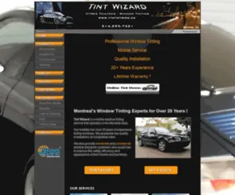 Tintmyride.ca(Tint Wizard) Screenshot