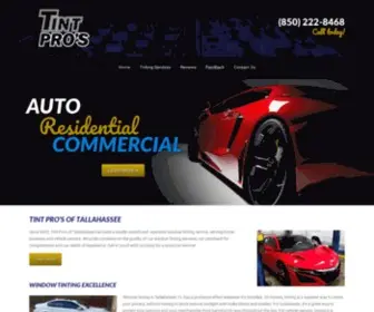 Tintprosoftallahassee.com(Window Tinting in Tallahassee) Screenshot