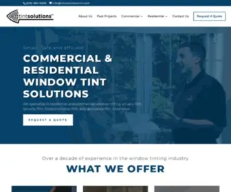 Tintsolutionsinc.com(#1 Commercial and Residential Window Tinting in Southern California) Screenshot