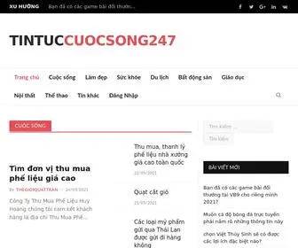 Tintuccuocsong247.net(Tin tức cuộc sống 247) Screenshot