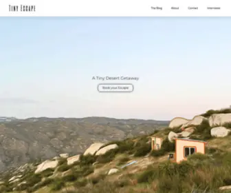 Tiny-Escape.com(An exploration in reconnecting with what matters most through living small) Screenshot