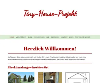 Tiny-House-Projekt.ch(Herzlich Willkommen) Screenshot