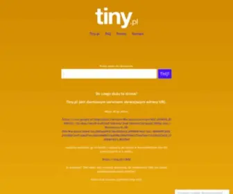 Tiny.pl(Skracanie linkĂłw) Screenshot