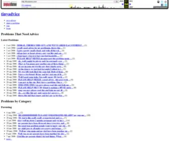 Tinyadvice.com(Tiny advice every day) Screenshot
