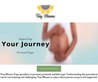 Tinybloomsyoga.com(Prenatal Yoga) Screenshot