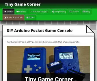 Tinygamecorner.com(Arduino Games) Screenshot