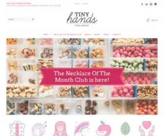 Tinyhandsonline.com(Handmade Jewelry) Screenshot