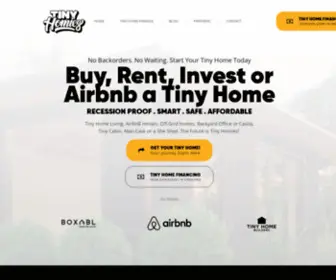 Tinyhomies.com(Tiny Homes in 2021 are growing at a rapid pace with the uncertainty of the economy. TinyHomies) Screenshot