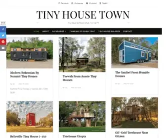 Tinyhousetown.net(TINY HOUSE TOWN) Screenshot