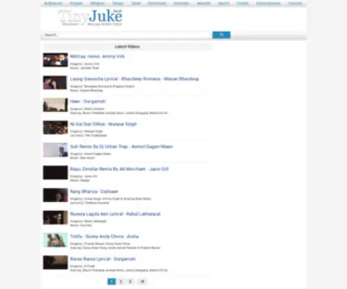 Tinyjuke.net(Download Bollywood) Screenshot