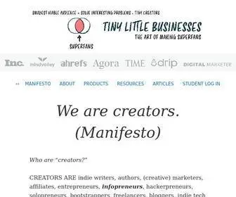 Tinylittlebusinesses.com(The Modern Marketing System) Screenshot