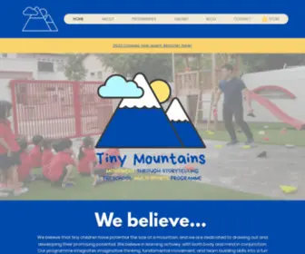 Tinymountains.sg(Movment through storytelling. Tiny Mountains) Screenshot