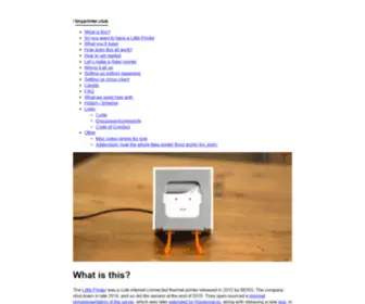 Tinyprinter.club(Make your own Little Printer) Screenshot