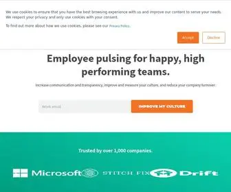 Tinypulse.com(Employee Engagement Software) Screenshot