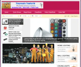 Tinyreals.co(Tinyreals Toolcrib and Lightings Tinyreals Toolcrib & Lightings) Screenshot