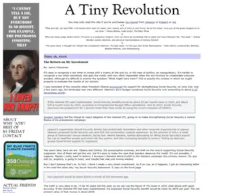 Tinyrevolution.com(A Tiny Revolution) Screenshot