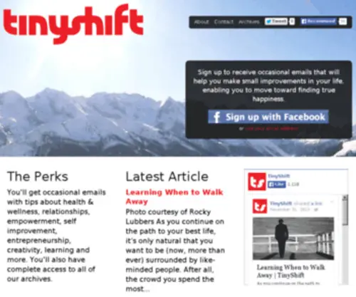 Tinyshift.com(Tinyshift) Screenshot
